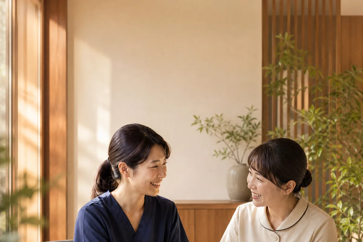 看護師／訪問看護ステーション 空のいろのスタッフの仕事の様子