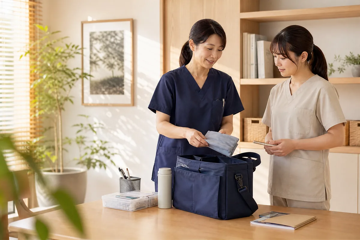 看護師／訪問看護ステーション 空のいろのスタッフの仕事の様子